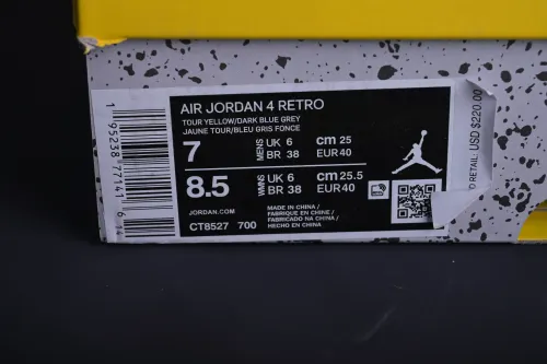 Jordan 4 Retro Lightning (2021)(Retail Batch) CT8527-700
