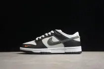 Nike Dunk Low Grey Black Orange Mini Swoosh FN7808-001