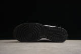 Nike Dunk Low Grey Black Orange Mini Swoosh FN7808-001