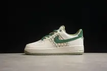 Nike Air Force 1 Low '07 Premium NAI-KE Bamboo Weave Sail Gorge Green FN0369-100