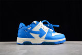 OFF-WHITE Out Of Office OOO Low Tops White Blue (FW22) OMIA189F22LEA0014501