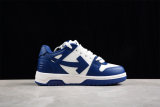 OFF-WHITE Out Of Office  OOO  Low Tops Dark Blue White OMIA189S22LEA0010142