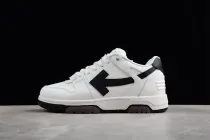 OFF-WHITE Out Of Office OOO 30 MM Low Tops Black White Blue OMIA189C99LEA0010110