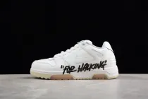 OFF-WHITE Out Of Office OOO Low Tops For Walking White Black OMIA189R21LEA0020101