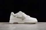 OFF-WHITE Out Of Office  OOO  Low Tops White Grey 2021 OMIA189S21LEA0010109