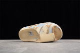 (Free Shipping)adidas Yeezy Slide Enflame Oil Painting White Yellow GW1932