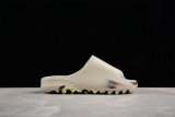 (Free Shipping)adidas Yeezy Slide Enflame Oil Painting Ink Yellow FZ5899