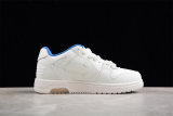 OFF-WHITE Out Of Office  OOO  Low Tops For Walking White White Dark Blue SS22 OMIA189S22LEA0030145