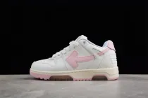 OFF-WHITE Out Of Office OOO Low Tops White Light Pink OWIA259F21LEA0010130