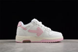 OFF-WHITE Out Of Office OOO Low Tops White Light Pink OWIA259F21LEA0010130
