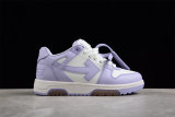 OFF-WHITE Out Of Office Calf Leather White Lilac OWIA259F22LEA0010136