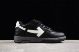 OFF-WHITE Out Of Office OOO Low Tops Black Gray White SS22 OMIA189C99LEA0011001