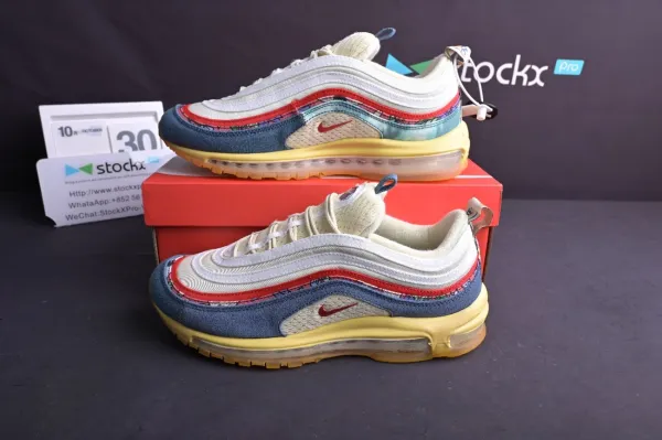 Nike Air Max 97 Coconut Milk Fossil Denim Red DV1486-162