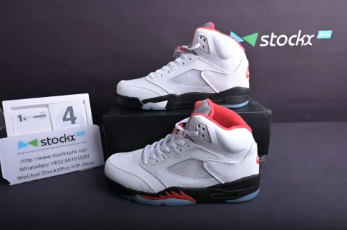 Jordan 5 Retro Fire Red Silver Tongue (2020) DA1911-102