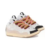 Lanvin Leather Curb White Ivory FM-SKRK11-DRAG-A2000