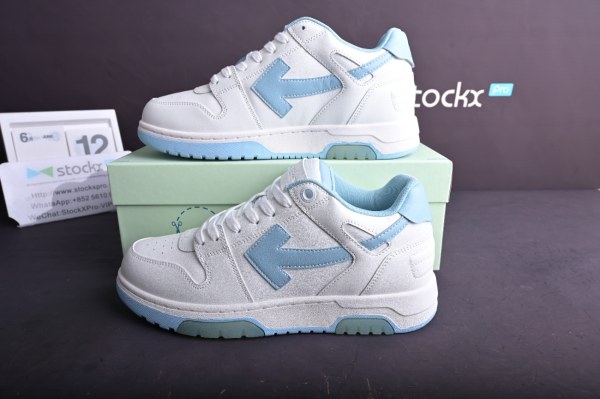 OFF-WHITE Out Of Office  OOO  Low White Blue OMIA189F21LEA0020145