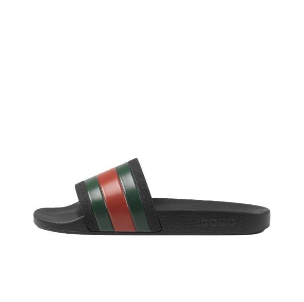 Gu**i Rubber Slides Red Green 308234 GIB10 1098