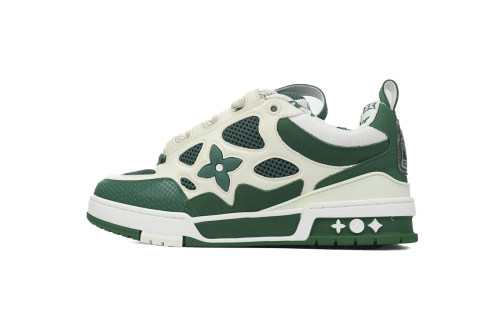 Lo*is vui**on Skate Sneaker Green White 1AC520