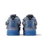 Lo*is vui**on  Skate Trainer Blue Swarovski Monogram 1ABMHB