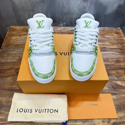 Lo*is vui**on Trainer white green 1ACRCL（Lo*is vui**on Trainer) 1ACRCL