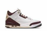 Jordan 3 Retro OG SP A Ma Maniére Burgundy Crush (SP Batch) FZ4811-100