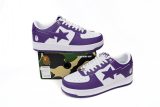 A Bathing Ape Bape Sta Low White Purple 1I70-191-007-PURPLE