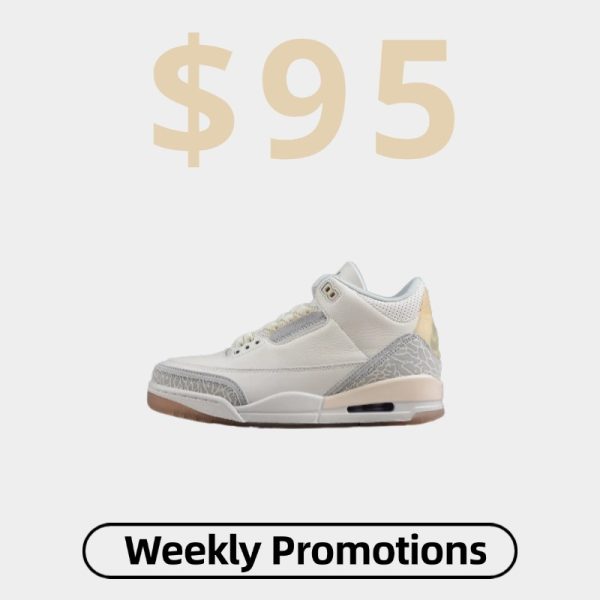 Weekly Promotions-Air Jordan 3  Craft Ivory (SP Batch) FJ9479-100