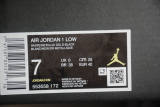 Jordan 1 Low White Black Metallic Gold Swoosh 553558-172