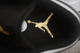 Jordan 1 Low White Black Metallic Gold Swoosh 553558-172