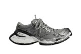 Ba***ci*ga  Runner Stapler Shoes Round Toe Thick Sole Grey (SP batch) 803682W 3ST41100