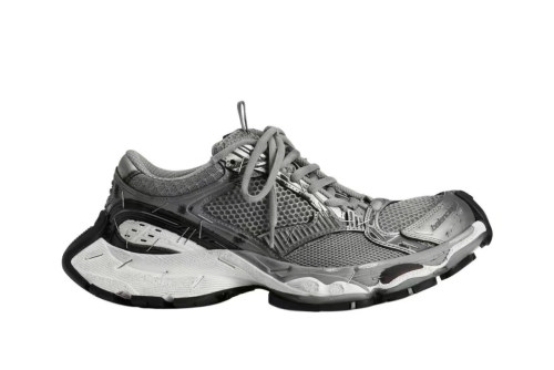Ba***ci*ga  Runner Stapler Shoes Round Toe Thick Sole Grey (SP batch) 803682W 3ST41100