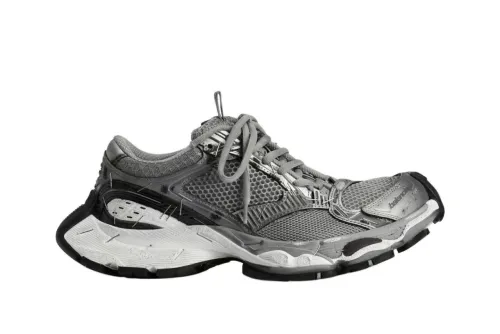 Ba***ci*ga  Runner Stapler Shoes Round Toe Thick Sole Grey (SP batch) 803682W 3ST41100