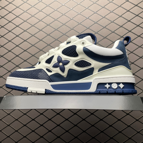 Lo*is vui**on  LV Skate Sneaker Marine White 1AARRM