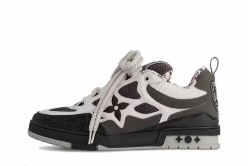 Lo*is vui**on  LV Skate Sneaker Grey White 1AC52K