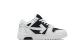 OFF-WHITE Out Of Office OOO Low Tops Black White OMIA189S24LEA0041001