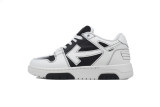 OFF-WHITE Out Of Office OOO Low Tops Black White OMIA189S24LEA0041001