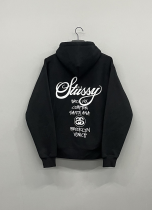 St*ssy SS24 World Tour Sweatshirt Black