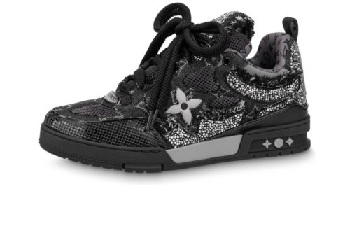 Lo*is vui**on   Skate Trainer Black Swarovski Monogran 1ABMHT