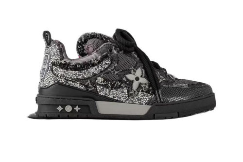 Lo*is vui**on   Skate Trainer Black Swarovski Monogran 1ABMHT