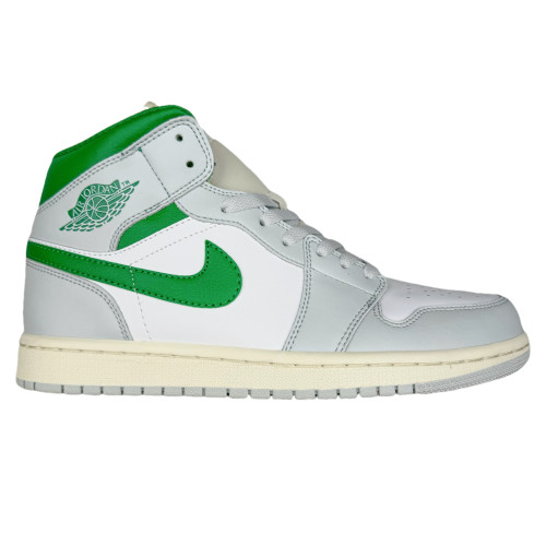 Jordan 1 Mid White Pure Platinum Pine Green (GS) DQ8423-142