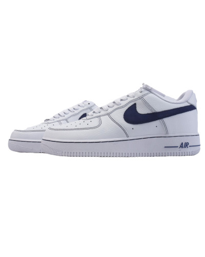 Nike Air Force 1 Low '07 LV8 White Deep Royal Blue 	HO2037-100