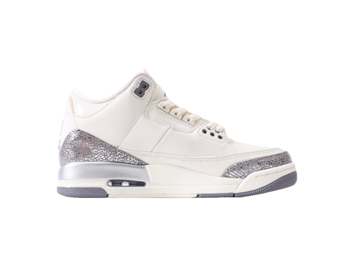SailMetallic Silver Jordan 3 Retro Sail Cement Grey CK9246-100