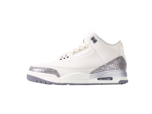 SailMetallic Silver Jordan 3 Retro Sail Cement Grey CK9246-100