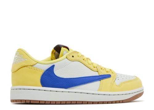 Travis Scott xJordan Air Jordan 1 Low OG Canary Yellow (SP Batch) DZ4137-700