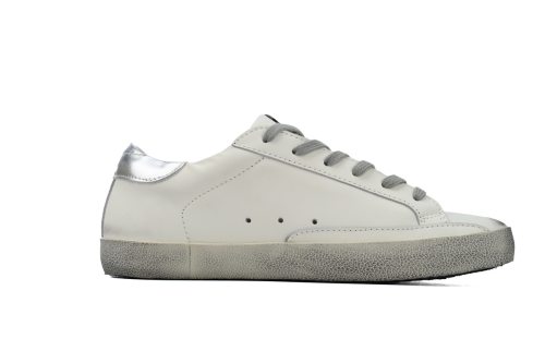 Golden Goose Super Star 'Sparkling Silver Heel'