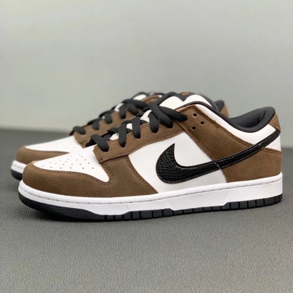 low brown dunks