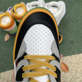 Perfectkicks | PK God Gucci basketball shoes black gray yellow