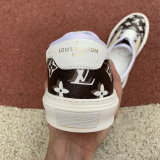 Perfectkicks | PK God Louis vuitton White and brown canvas shoes low