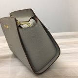 MICHAEL KORS Voyager Medium Crossgrain Leather Tote Bag