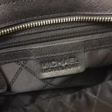 MICHAEL KORS Voyager Medium Crossgrain Leather Tote Bag